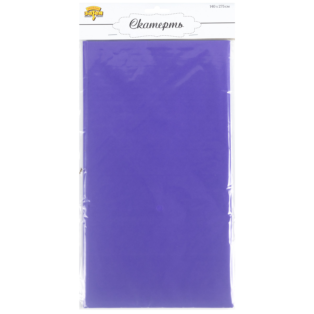 Скатерть п/э фиолетовая 1,4х2,75м/G