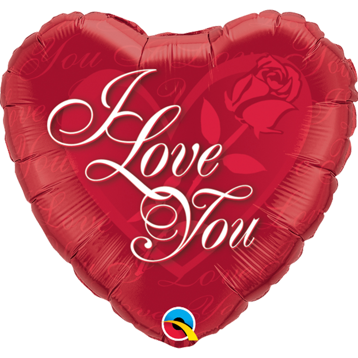 П 18" ILY с розой Уп.(QL)