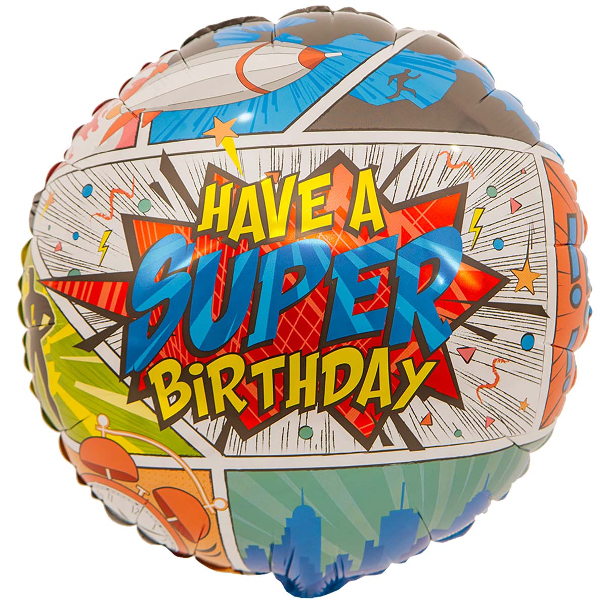 Ф 18" HAVE A SUPER BIRTHDAY Комиксы/FM