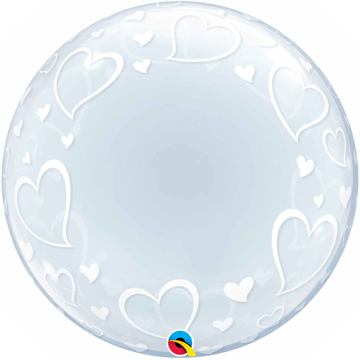 П BUBBLE DECO 24" Сердца элегантные