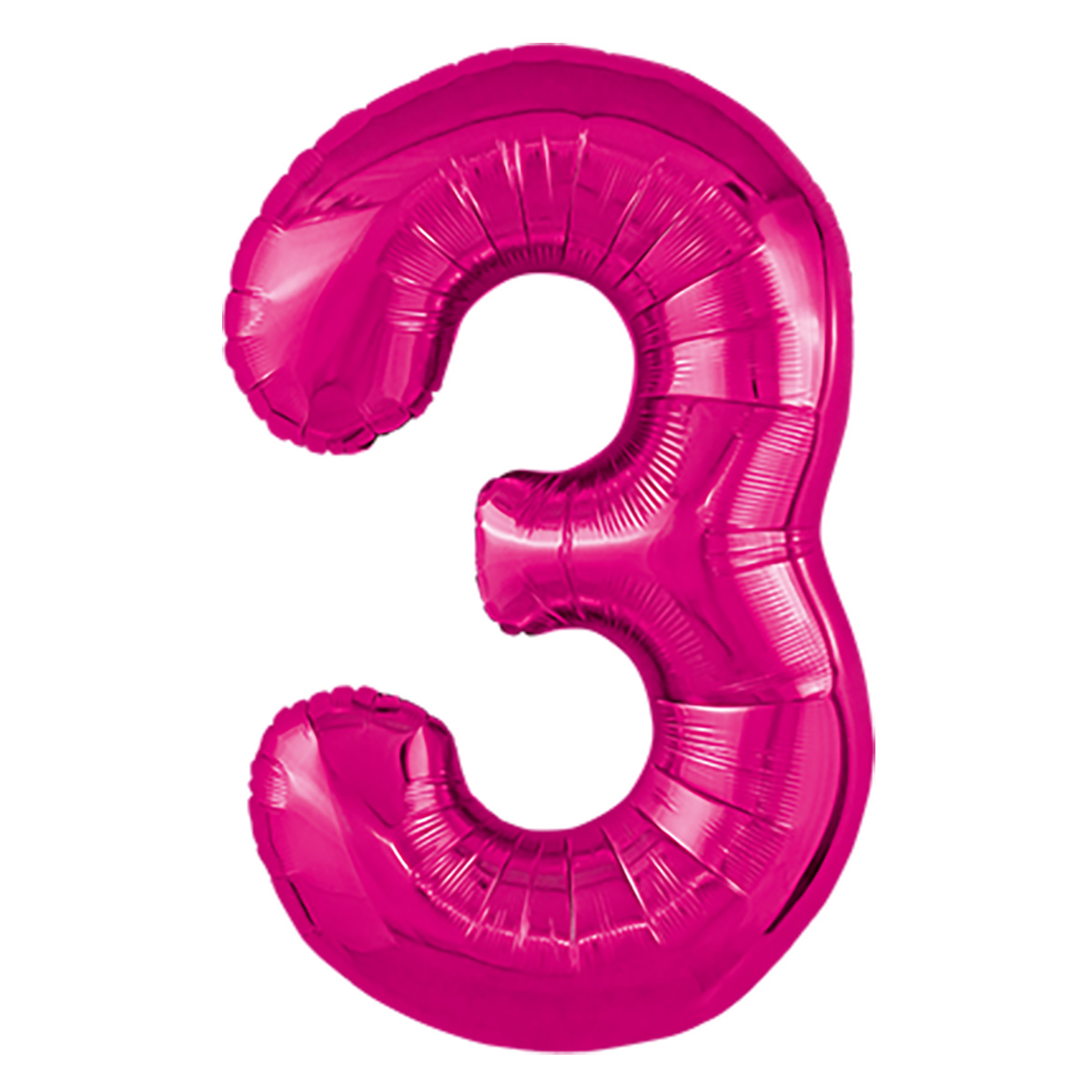 Р ЦИФРА 3 40" Металлик Fuchsia