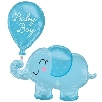 А ФИГУРА/P60 Слоник голубой BABY BOY