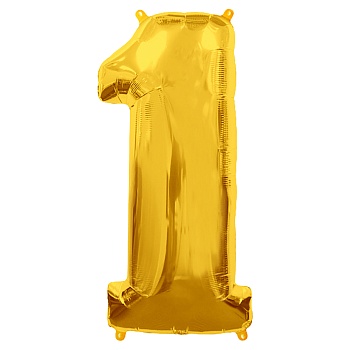 Ф ЦИФРА 1  40" Gold