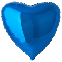 Ф Б/РИС 18" СЕРДЦЕ Металлик Blue(FM)