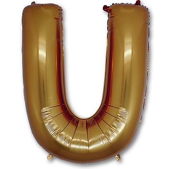 Г БУКВА U 40" Gold