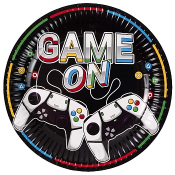 Тарелка GAME ON 23см 6шт/G