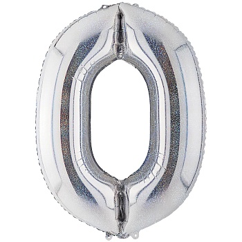 К ЦИФРА 0 40" Silver блеск