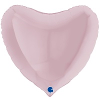 Г Б/РИС СЕРДЦЕ 36" Пастель Pink