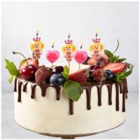 Свечи д/торта на пиках Принцесса НВ5шт/A