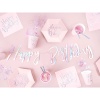 Салфетка Happy B'day! розовая 33см20штPD