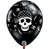 Шелк 11" Пиратский череп Onух Black/Q