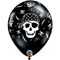 Шелк 11" Пиратский череп Onух Black/Q