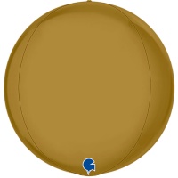Г 3D СФЕРА Б/РИС 15" Сатин Gold
