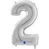 Г ЦИФРА 2  26" Silver