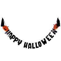 Гирл-бук Happy Halloween тассел черн 3мG
