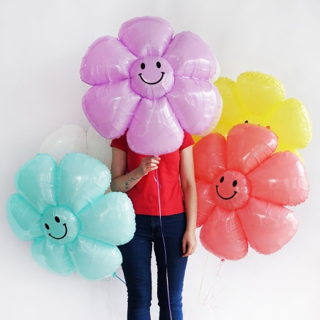 К ФИГУРА Цветок Ромашка Улыбка голубая