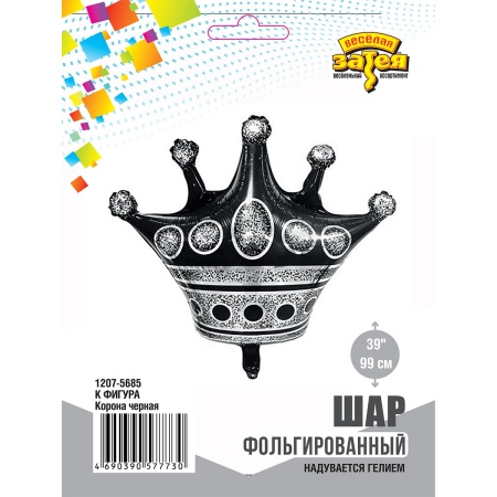 К ФИГУРА Корона черная