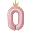 К ЦИФРА 0 45" Pink Корона