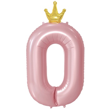 К ЦИФРА 0 45" Pink Корона