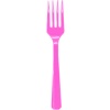 Вилка пласт Bright Pink 20шт/A