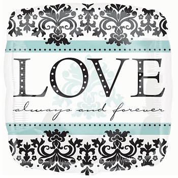 А 18" LOVE ALWAYS&FOREVER орнамент S40