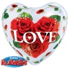 П BUBBLE СЕРДЦЕ 20" Розы
