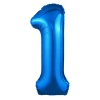 Р ЦИФРА 1 40" Металлик Blue