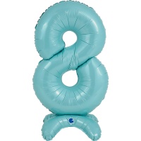 Г ЦИФРА 8 25" Pastel Blue на подставке