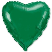 Ф Б/РИС 32" СЕРДЦЕ Металлик Green(FM)