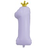 Р ЦИФРА 1 32" С короной Lavender