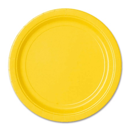 Тарелка Yellow Sunshine 17см 8шт/A