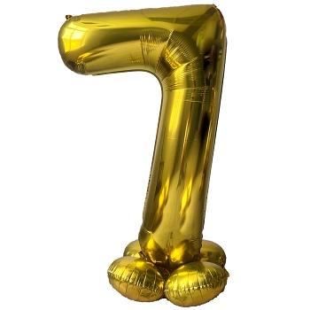 К ЦИФРА 7 65" Gold на подставке Макси