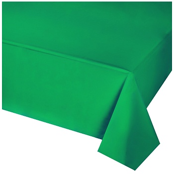 Скатерть п/э зеленая 1,4х2,75м/G