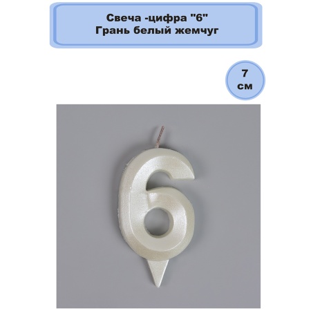 Свеча -цифра 