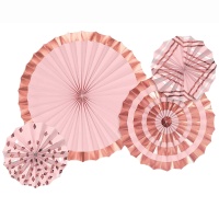 Фант RoseGold Blush 20-30-40см 4шт/A