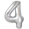 Ф ЦИФРА 4 40" SLIM Silver