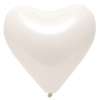 Э 12" Сердце/100 Стандарт White