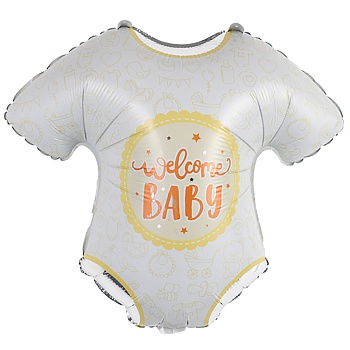 К ФИГУРА Боди WELCOME BABY белое