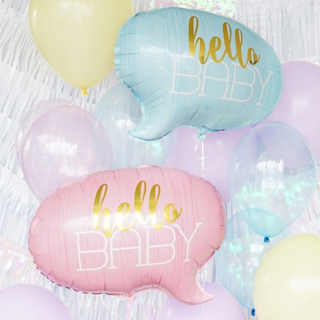 Б ФИГУРА HELLO BABY Спич бабл голубая