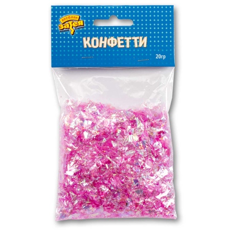 Конфетти Микс перламутр розовый 20гр/G