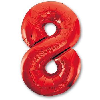 К ЦИФРА 8  40" Red