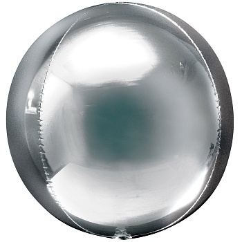 А 3D СФЕРА Б/РИС 16" Металлик Silver