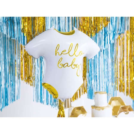 ПД ФИГУРА Боди HELLO BABY White