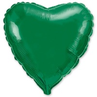Ф Б/РИС 9" СЕРДЦЕ Металлик Green(FM)