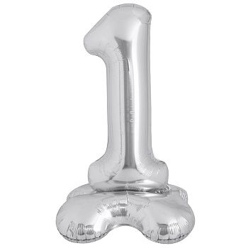 К ЦИФРА 1 50" Silver на подставке
