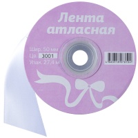 Лента атласная 50мм*27,4м 3001