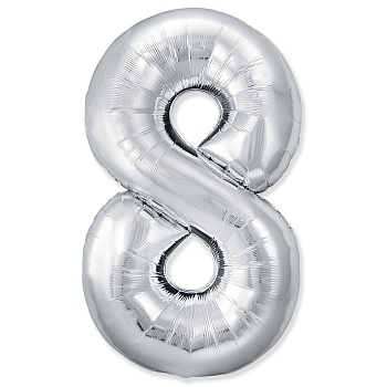 Ф ЦИФРА 8 40" SLIM Silver