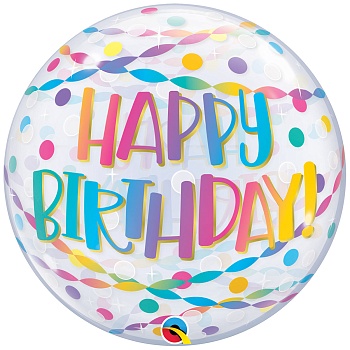 П BUBBLE 22" HB Конфетти гирлянды