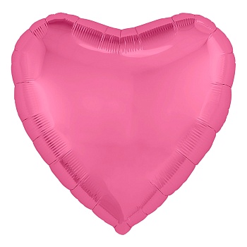 Р Б/РИС СЕРДЦЕ 30" Металлик Pink Peony