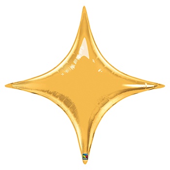 П Б/РИС 20" ЗВЕЗДА 4х-конечная Gold
